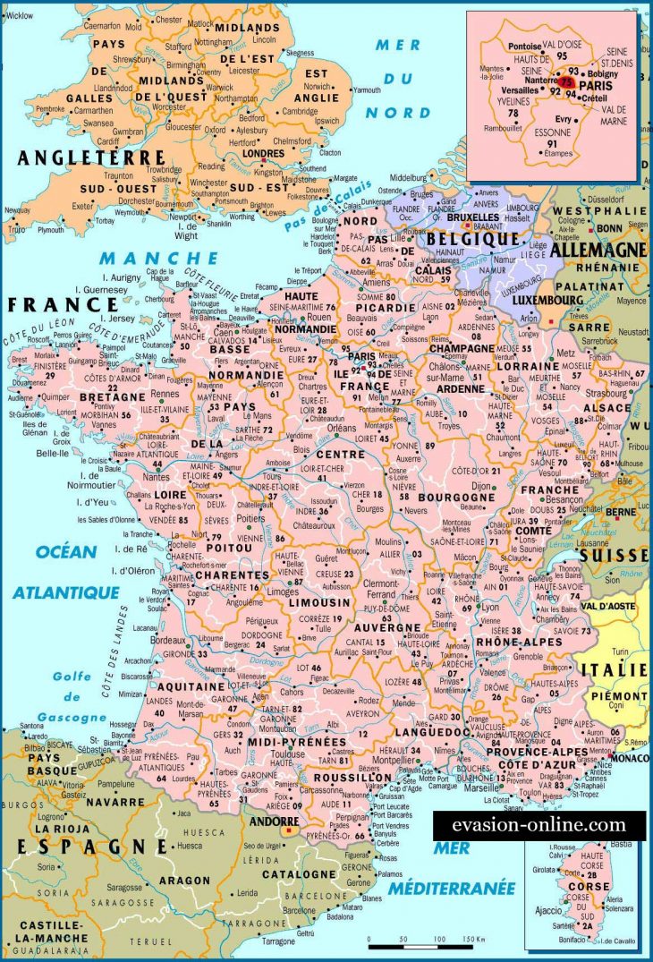 Carte De France – Villes » Vacances – Arts- Guides Voyages dedans Carte De France Détaillée Avec Les Villes