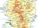 Carte De La Corse (Département 2A - 2B) tout Carte De Departement A Imprimer