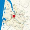 Carte De La Gironde - Gironde Carte Des Villes, Communes à Carte De France Détaillée Avec Les Villes
