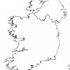 Carte De L'irlande pour Carte Vierge À Imprimer