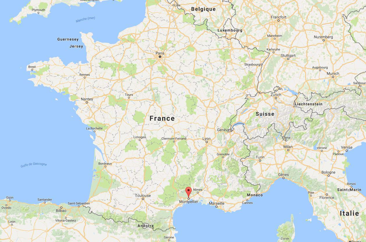 Carte De Montpellier - Découvrir La Ville De Montpelleir Sur destiné Petite Carte De France