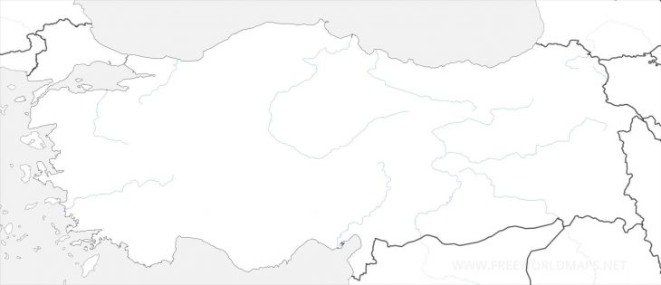 Carte De Turquie concernant Carte Fleuve Europe Vierge