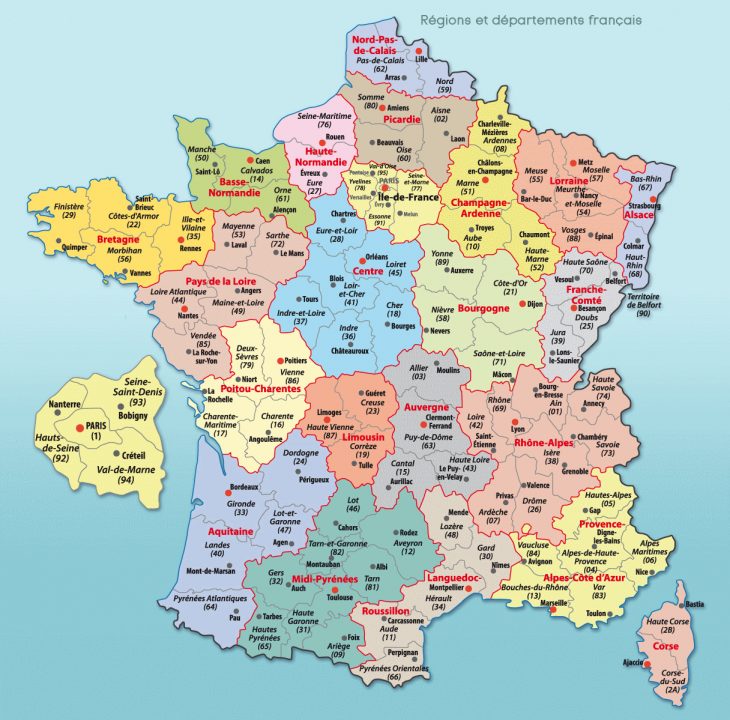 Carte Departement Cher : Département Cher Et Codes Postaux Cher avec Carte Departement 13