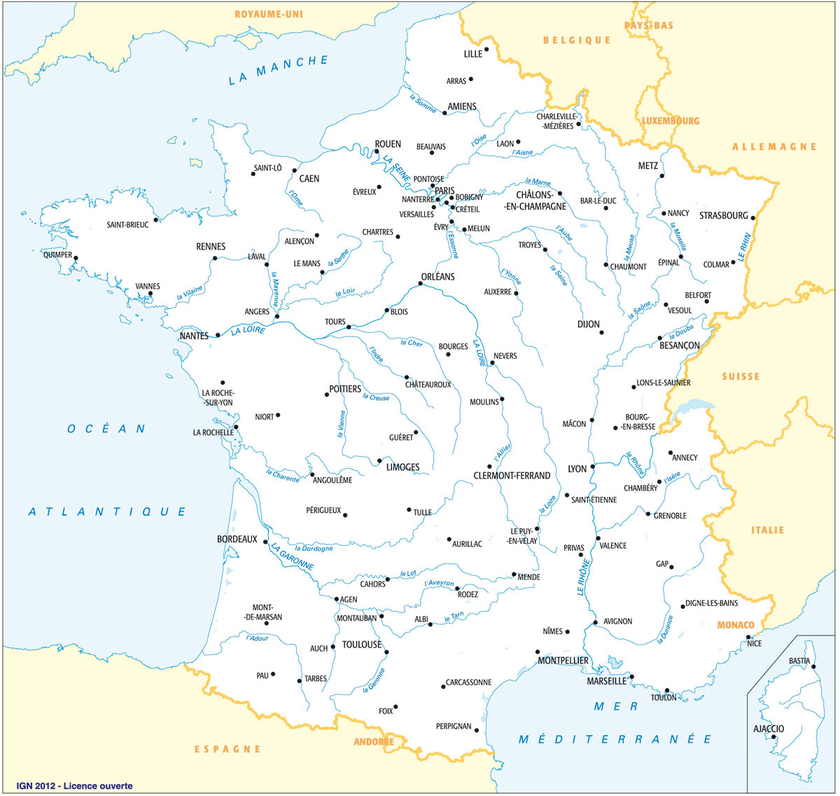 Carte Departement Maine-Et-Loire : Département Maine-Et tout Carte Ile De France Vierge