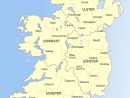 Carte Départements Irlande, Carte Des Départements De Irlande avec Carte Des Départements Et Villes