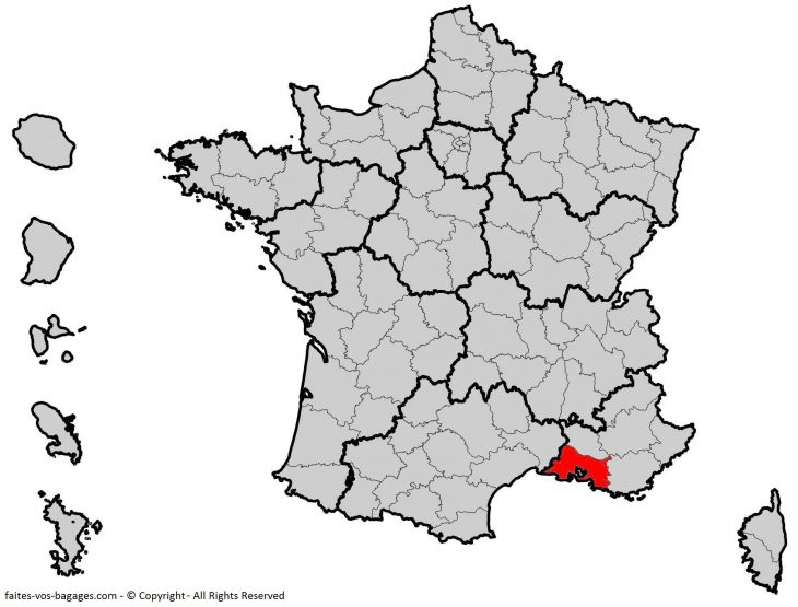 Carte Des Bouches-Du-Rhône – Communes, Détaillée, Relief avec Carte Departement 13