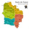 Carte Des Hauts-De-France - Hauts-De-France Carte Des Villes serapportantà Grande Carte De France
