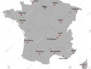 Carte Détaillée De La France Avec Les Villes Vecteurs Et dedans Carte Des Villes De France Détaillée
