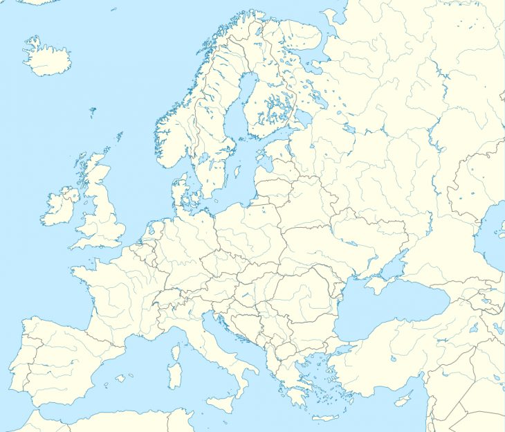 Carte D'europe Vierge Ou Détaillée Avec Capitales – Carte D tout Union Européenne Carte Vierge