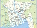 Carte Du Bangladesh - Plusieurs Cartes Du Pays D'asie encequiconcerne Carte Des Fleuves