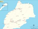 Carte Du Maroc, Plan Des 100 Principaux Lieux pour Carte Du Sud Est De La France Détaillée