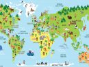 Carte Du Monde À Imprimer, Les Cinq Continents Avec Les à Carte Du Monde Avec Continent