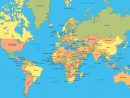 Carte Du Monde - Atlas » Vacances - Arts- Guides Voyages destiné Carte Du Monde Avec Continent