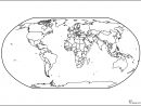 Carte Du Monde Atlas Vierge À Imprimer dedans Carte Du Monde À Compléter En Ligne