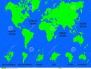 Carte Du Monde Avec La Division Du Continent - Vecteur pour Carte Du Monde Avec Continent