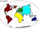 Carte Du Monde Avec Les Océans À Compléter | Disney serapportantà Carte Du Monde Avec Continent