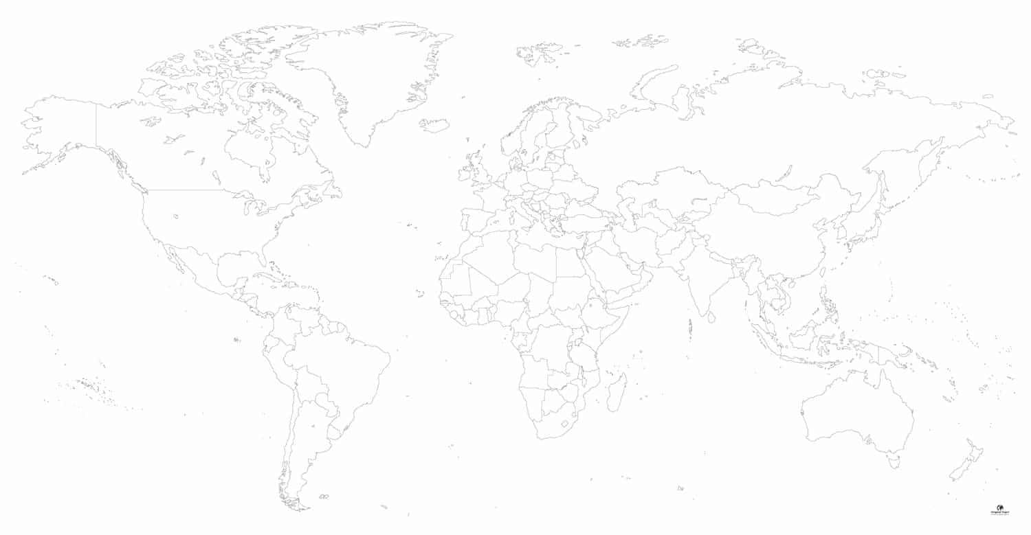 Carte Du Monde - Décorations Murales - Achat (Plus De 60 Cartes) à Carte Du Monde Et Leur Capitale 