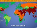 Carte Du Monde : Peine De Mort | Atlasocio serapportantà Carte Du Monde Avec Capitales Et Pays