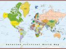 Carte Du Monde Politique Détaillée Avec Les Capitales destiné Carte Du Monde Avec Capitales Et Pays