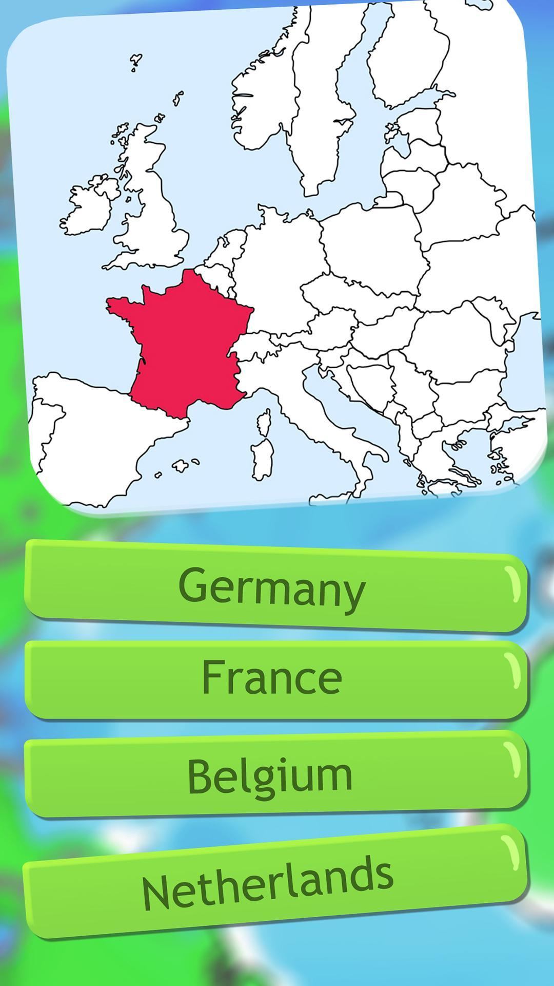Carte Du Monde Quiz Geographie Jeux De Quiz Pour Android destiné Jeu Geographie France