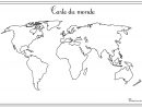 Carte Du Monde Vierge À Imprimer serapportantà Carte Du Monde Avec Continent