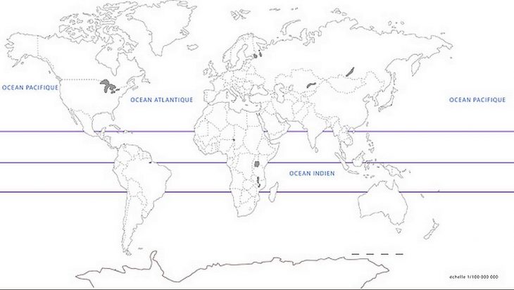 Carte Du Monde Vierge Avec Les Lacs Et Les Océans | Carte Du intérieur Carte Du Monde Vierge À Remplir En Ligne