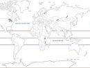Carte Du Monde Vierge Avec Les Lacs Et Les Océans | Carte Du tout Carte Europe Vierge Cm1