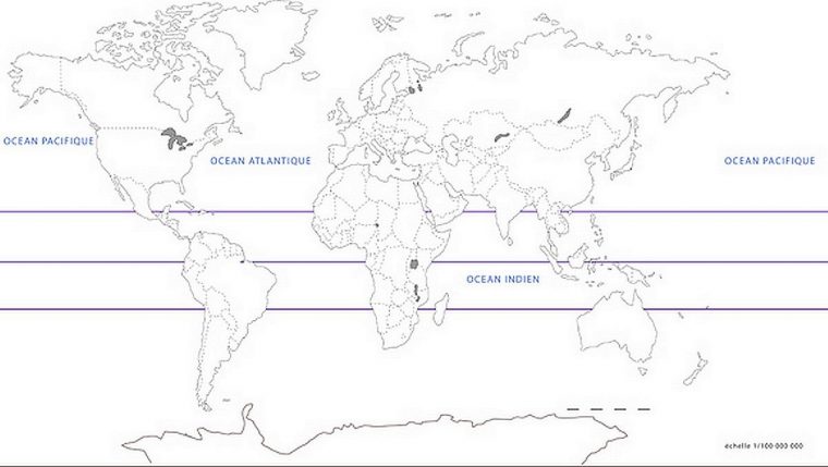 Carte Du Monde Vierge Avec Les Lacs Et Les Océans | Carte Du tout Carte Europe Vierge Cm1