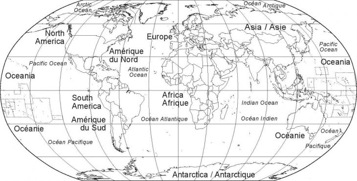 Carte Du Monde Vierge, Carte Du Monde intérieur Carte Du Monde Vierge À Remplir En Ligne