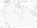 Carte Du Monde Vierge, Carte Du Monde serapportantà Carte Du Monde À Compléter En Ligne