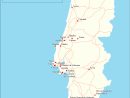 Carte Du Portugal, Plan Des 110 Principaux Lieux pour Carte Du Sud Est De La France Détaillée
