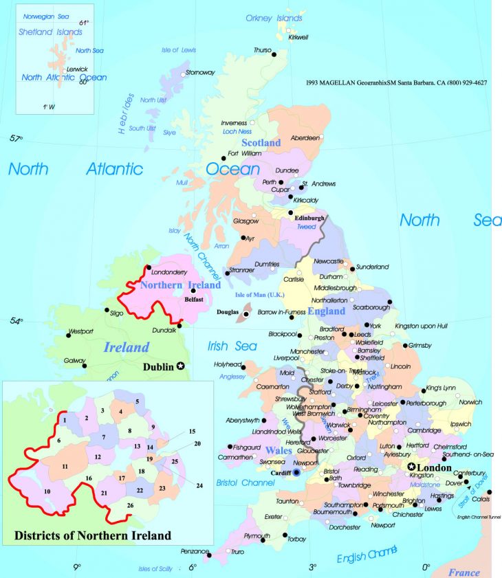 Carte Du Royaume-Uni À Compléter dedans Placer Des Villes Sur Une Carte