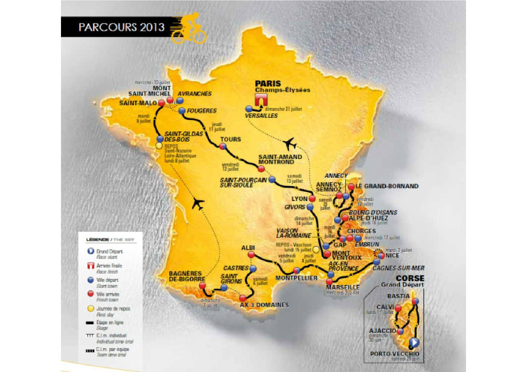 Carte Du Tour De France 2013 | Tour De France, Tours, France encequiconcerne Gap Sur La Carte De France 