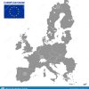 Carte D'union Europ?enne Pays Membres D'ue, Illustration De serapportantà Pays Membre De L Europe