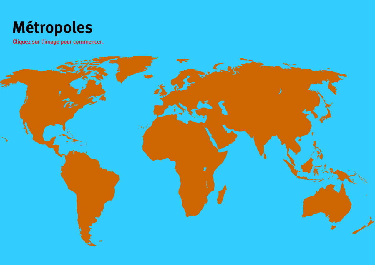 Carte Interactive Du Monde Métropoles Du Monde. Jeux De à Jeux Geographie 