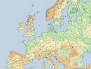 Carte Interactive Du Relief Et Des Régions De L'europe. pour Carte De L Europe En Relief