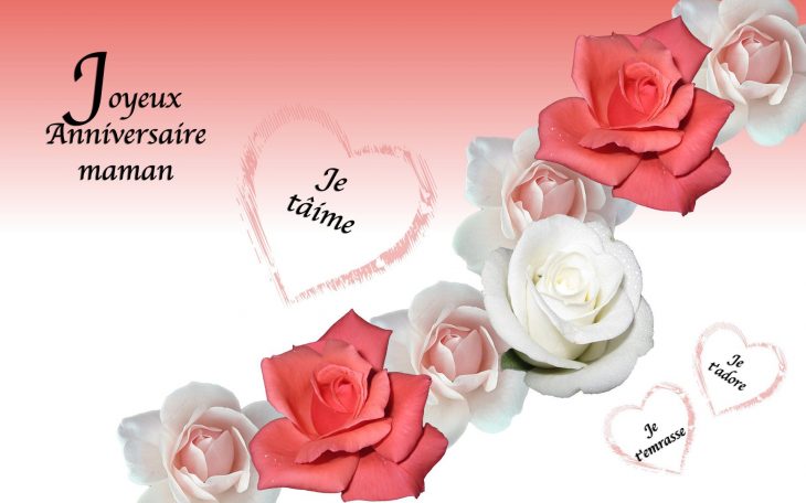 Carte Invitation D Anniversaire À Imprimer Gratuite : Carte intérieur Carte Bonne Fete Maman A Imprimer