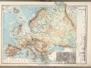 Carte Physique De L'europe : Relief Du Sol - David Rumsey dedans Carte De L Europe En Relief