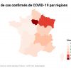Carte : Quelles Sont Les Régions De France Les Plus Touchées dedans France Nombre De Régions