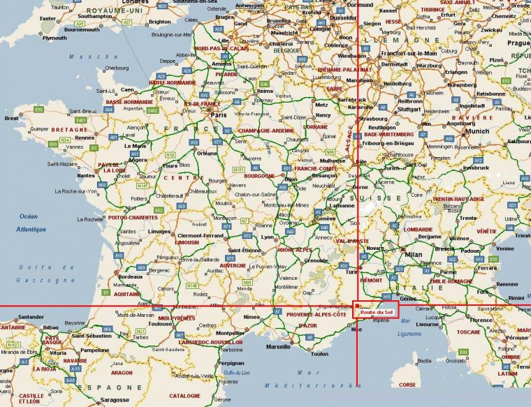 Carte Routière – France-Italie » Vacances – Arts- Guides Voyages à Carte Géographique De France