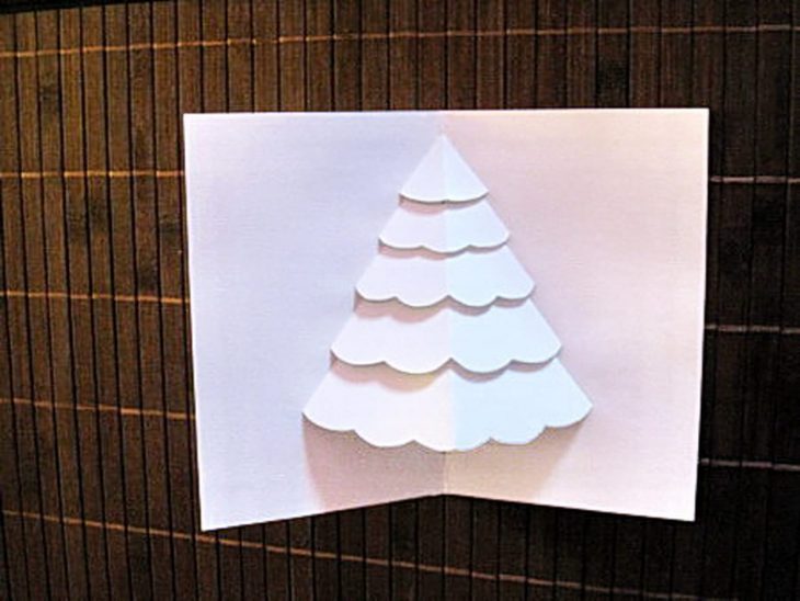 Carte Sapin De Noël En 3D intérieur Cartes De Noel Maternelle