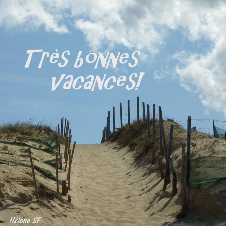 Carte Très Bonnes Vacances! – Hélène Sf serapportantà Images Bonnes Vacances Gratuites