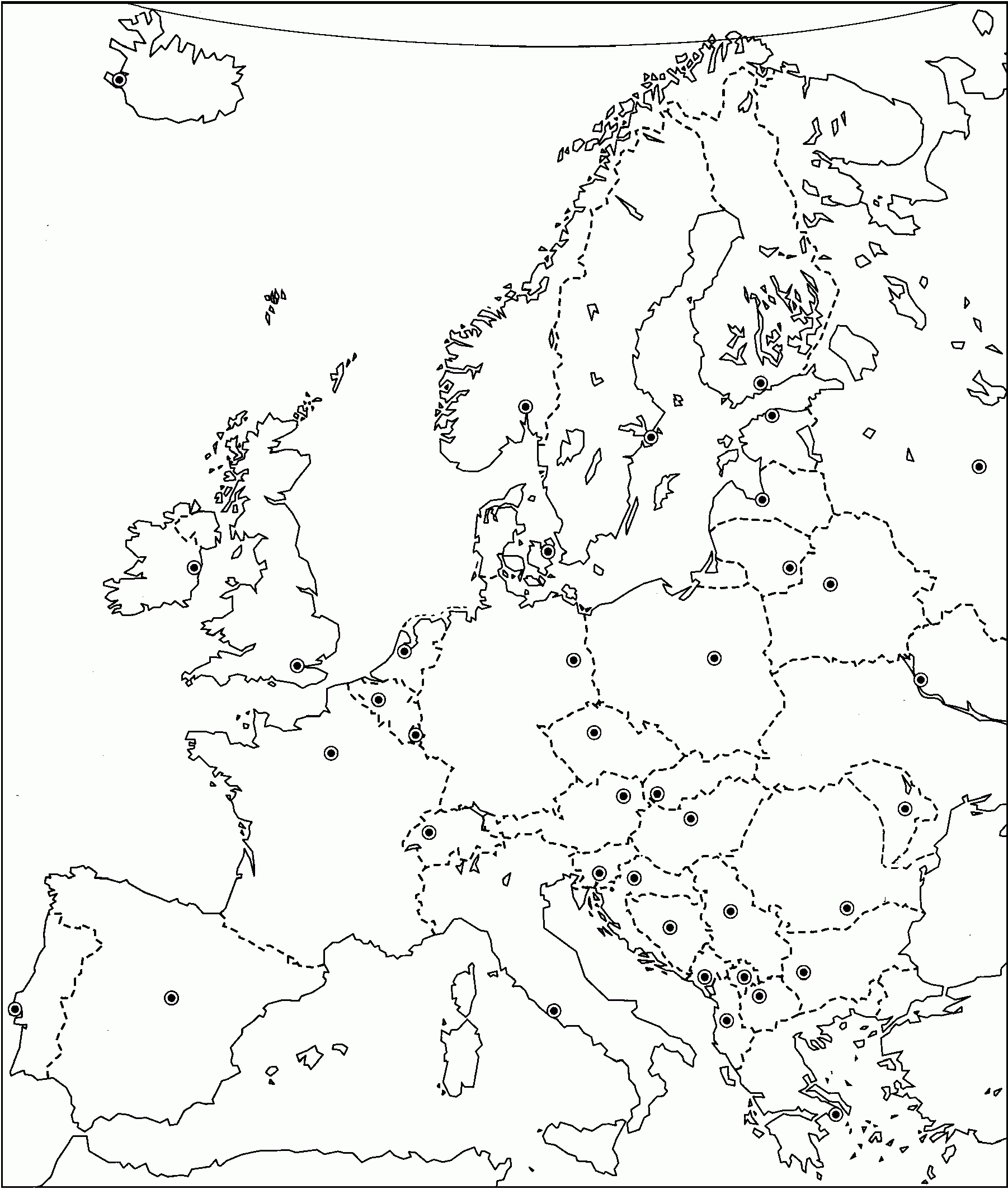 Cartes concernant Carte Europe Vierge Cm1 