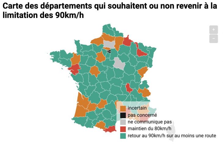 Cartes Des Départements Qui Prévoient De Rester À 80 Km/h Et encequiconcerne Département 09 Carte