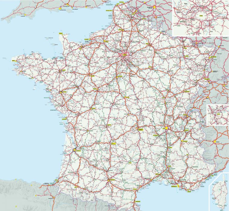 Cartes Géographiques – Tous Les Fournisseurs – Carte De à Carte Du Sud Est De La France Détaillée