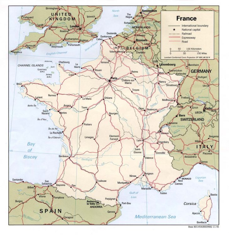 Cartes Routières encequiconcerne Carte Routiere France Gratuite