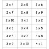 Cartes Tables De Multiplication 2 3 4 5 | Çarpma intérieur Tables Multiplication À Imprimer