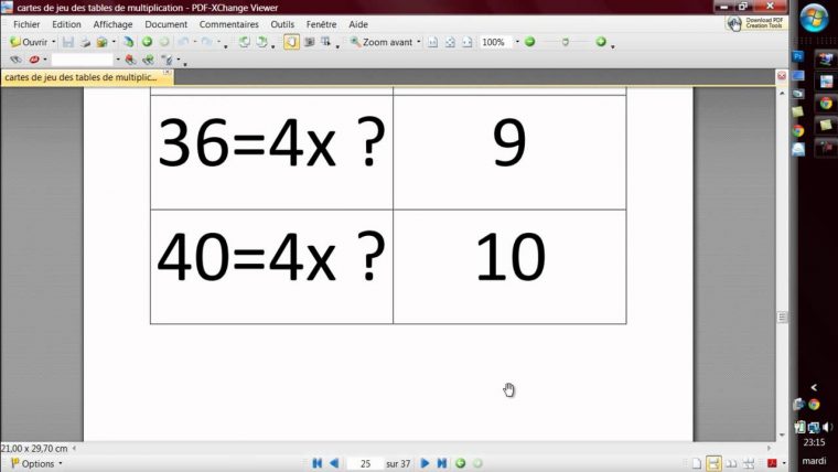 Cartes Tables De Multiplications À Télécharger Gratuitement pour Jeux De Cartes À Télécharger Gratuitement