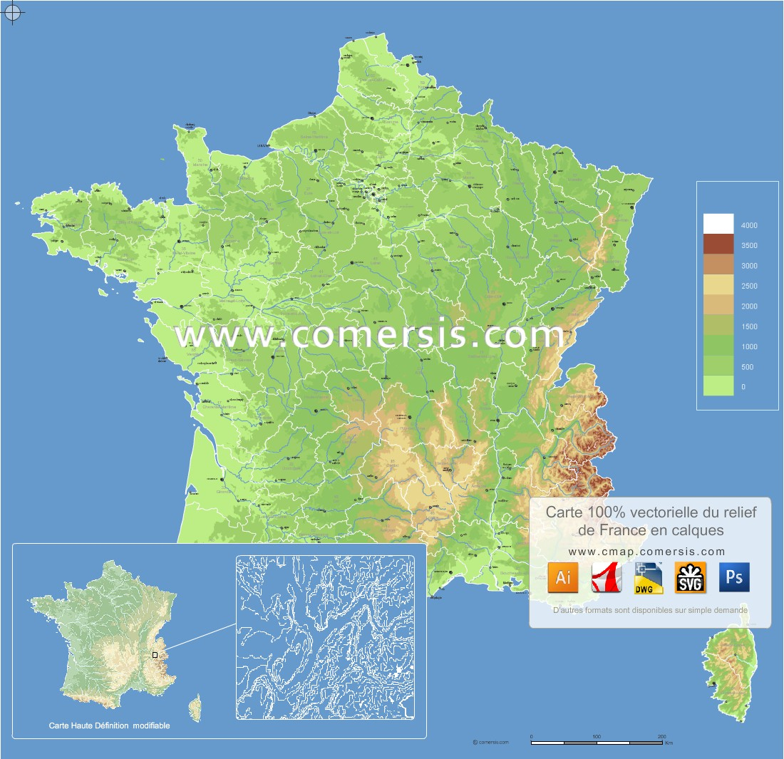 Cartes Vectorielles France serapportantà Voir La Carte De France 