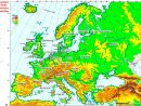 Cartograf.fr : Les Cartes Des Continents : L'europe : Page 4 tout Carte De L Europe En Relief